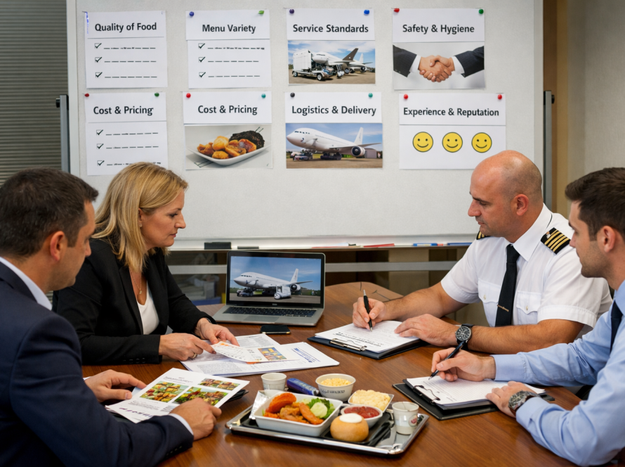 Airline catering facility at Prishtina Airport